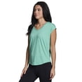 thumbnail image 3 of RBX Active Women's Short Sleeve High Low Soft V-Neck Tee, 3 of 4