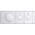 thumbnail image 5 of Kohler  Anthem 2-Outlet Thermostatic Valve Control Panel with Recessed Push Buttons - Vibrant Brushed Nickel, 5 of 5