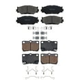 thumbnail image 5 of Detroit Axle - Brake Pads for 2006-2013 Lexus IS250 2007 2008 2009 2010 2011 2012 Front & Rear Ceramic Brakes Pads Replacement, 5 of 7