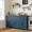 Blue, variant on Timagebreze Modern Farmhouse Coffee Bar 71" with 6 Barn Doors & 3 Drawers,Wood Sideboard for Living Room & Kitchen,Blue