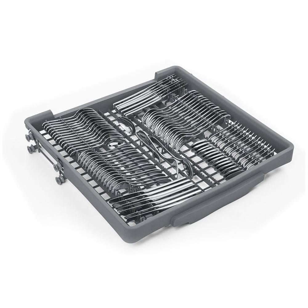 Pemberly Row 24" Stainless Steel Top Control Dishwashers in Silver