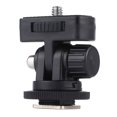 thumbnail image 1 of YSX 1/4 Inch Screw Thread Cold Shoe Tripod Mount Adapter Camera Mount Adapters black, 1 of 8
