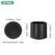 thumbnail image 3 of Uxcell 24 Paquete de Tapas para Patas de Silla de 1/2 pulgada Protectores de Piso de Cloruro de Polivinilo Cubierta Redonda Puntas Negras, 3 of 7