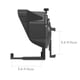 thumbnail image 5 of ABS TELEPROMPTER BLUETOOTH Compatible con Bluetooth Multi-Interface Video Grabación Equipo de transmisión en vivo con 5 anillos de adaptador kenally EL005482-00B, 5 of 7