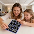 thumbnail image 5 of 3D Montessori Metal Puzzle 8 Piece Metal Brain Teaser Puzzles For Adults Reverse Thinking Mind Games Metals Puzzle Ring Disentanglement With Carry Pouch For Party, 5 of 5