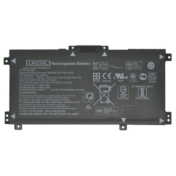 New LK03XL Battery for HP Envy X360 Convertible 15-BP 15M-BP 15-BQ 15M-BQ 15M-CP 15Z-CP 15-CN 15M-CN 15T-CN 17M-AE0XX 17T-AE 17-BW 17M-BW 17-CE 17M-CE1013DX 17T-CE 17T-BW Pavilion X360 15-CR L09281-85
