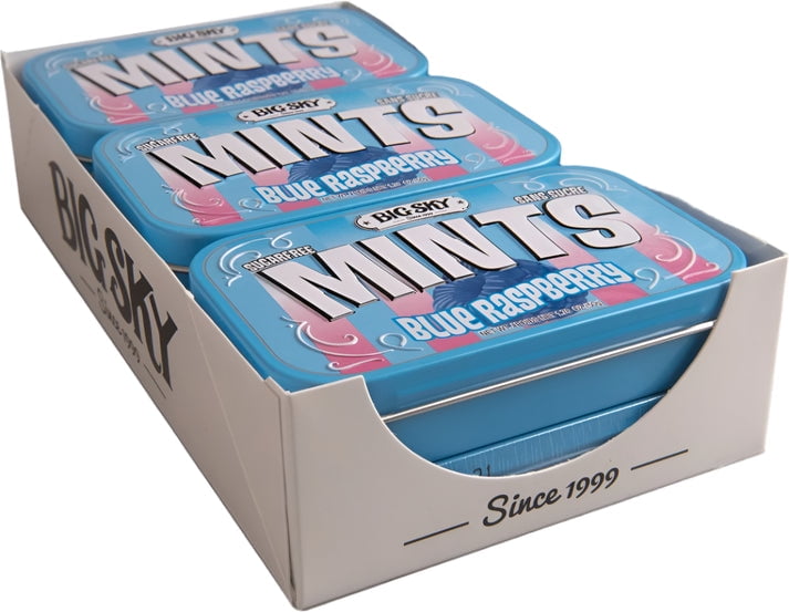 Big Sky Sugar Free Mint Candy, Blue Raspberry, 1.76 Ounce (50g