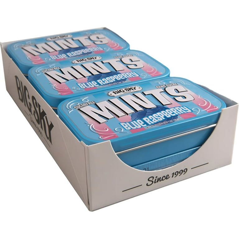 Big Sky Sugar Free Mint Candy, Blue Raspberry, 1.76 Ounce (50g