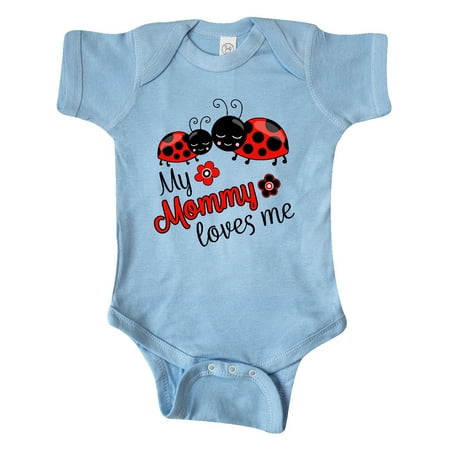 

Inktastic My Mommy Loves Me with Cute Ladybugs Gift Baby Boy or Baby Girl Bodysuit