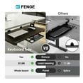 thumbnail image 2 of Fenge Keyboard Tray Under Desk, Pull Out Keyboard & Mouse Tray with C Clamp Mount, 2 of 8