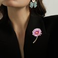 thumbnail image 5 of fuxzkrlz Women Brooch Gradient Enamel Flower Design Brooch Suit Lapel Sweater Dress Coat Badge Weddings Parties Daily Wear, 5 of 6