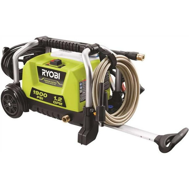 Ryobi RY1419MTVNM 1.2GPM 1900 psi Cold Water Wheeled Electric Pressure
