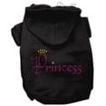 thumbnail image 5 of Princess Rhinestone Hoodies Pink S (10), 5 of 5