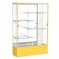 thumbnail image 4 of Waddell 374WB-SN-OR Spirit 48 x 72 x 16 in. Orange Base Floor Display Case with 4 ft. Length, White Back - Satin, 4 of 7