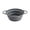 A002- Style B, variant on Kitchen Sink Strainer Basket, Collapsible Colander Strainer, Small Over The Sink Colander, Grade Silicone Strainer, Small 11 X 3 Inch Foldable Drainer for with Dual Side Handles