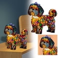 thumbnail image 2 of Dog Series Resin Art Night Light - Cute Stained Vintage Table Lamp, LED Desk Lamp & Decor, Dog Night Light for Bedroom, Home Ornament, 2 of 6