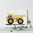 thumbnail image 5 of Construction Transportation Canvas Wall Art Watercolor Vehicles Dump Truck Canvas Painting Prints for Home Kids Bedroom Nursery Wall Decor Framed Artwork Gifts(12x15 Inch), 5 of 6