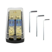 Rushawy 2 Way Fuse Holder Amp Fuse Distribution Block Replacement Parts Professional Anl