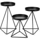thumbnail image 5 of Juego de 3 portavelas de metal geométrico para velas de pilar, candelabro de hierro para decoración de centro de mesa del hogar. (Vela no incluida) Fokelyi ZJWJ487, 5 of 5