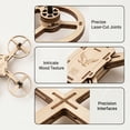 thumbnail image 4 of Creative Wooden Drone Model Kit, DIY Building Blocks Flying Toys Assembled Kit, Unique Gift for Adults and Teens, Wood Craft Quadcopter for Hobbyists and Collectors, 4 of 6
