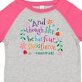 thumbnail image 4 of Inktastic 4th Birthday She is Fierce 4 Year Old Girl Girls Toddler T-Shirt, 4 of 5