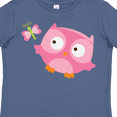 thumbnail image 4 of Inktastic Pink Owl and Butterfly Girls Toddler T-Shirt, 4 of 5