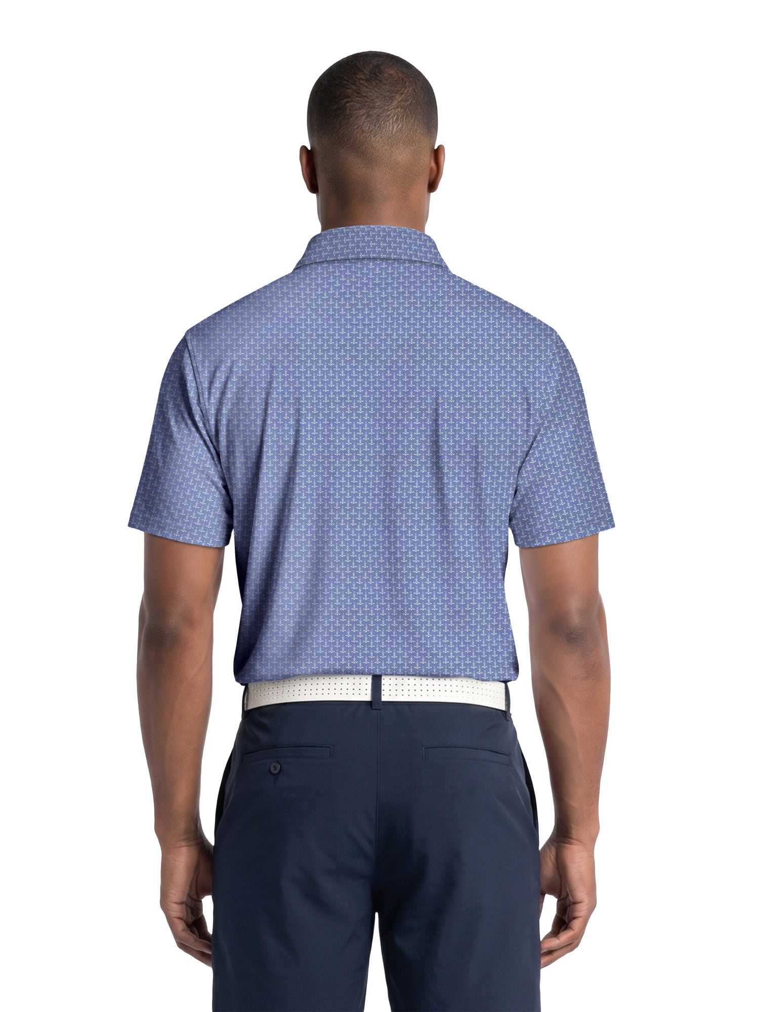 Ben Hogan Performance Men's & Big Men's Golf Club Print Short Sleeve Polo Shirt, up to 5XB