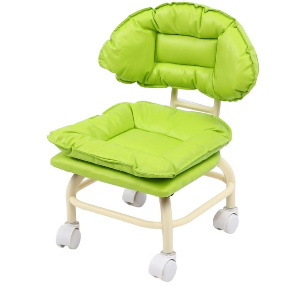 Rolling Stool, Green Swivel Stool 360 Degree Swivel for Salons