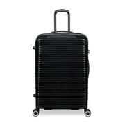it luggage Traversed 3 Piece Hardside 8 Wheel Expandable Luggage Suitcase Spinner Set, Black