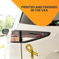 thumbnail image 3 of Magnet Me Up Support Childhood Cancer Survivor Gold Ribbon Magnet Decal,3.5x7 In, Vinyl Automotive Magnet, 3 of 7