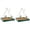 Green, variant on XYADX Wooden Hanging Bird Feeder Tray, Mesh Seed Platform, Red, 1 Pack, for Wild Birds, Garden Yard