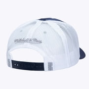 Men's Mitchell & Ness Navy Dallas Cowboys Stripe Front Trucker Adjustable Hat