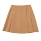 thumbnail image 5 of Falda Corta de Verano de la Moda Casual de las Mujeres de Cintura Baja A-Línea Asimétrica Falda Plisada, 5 of 6