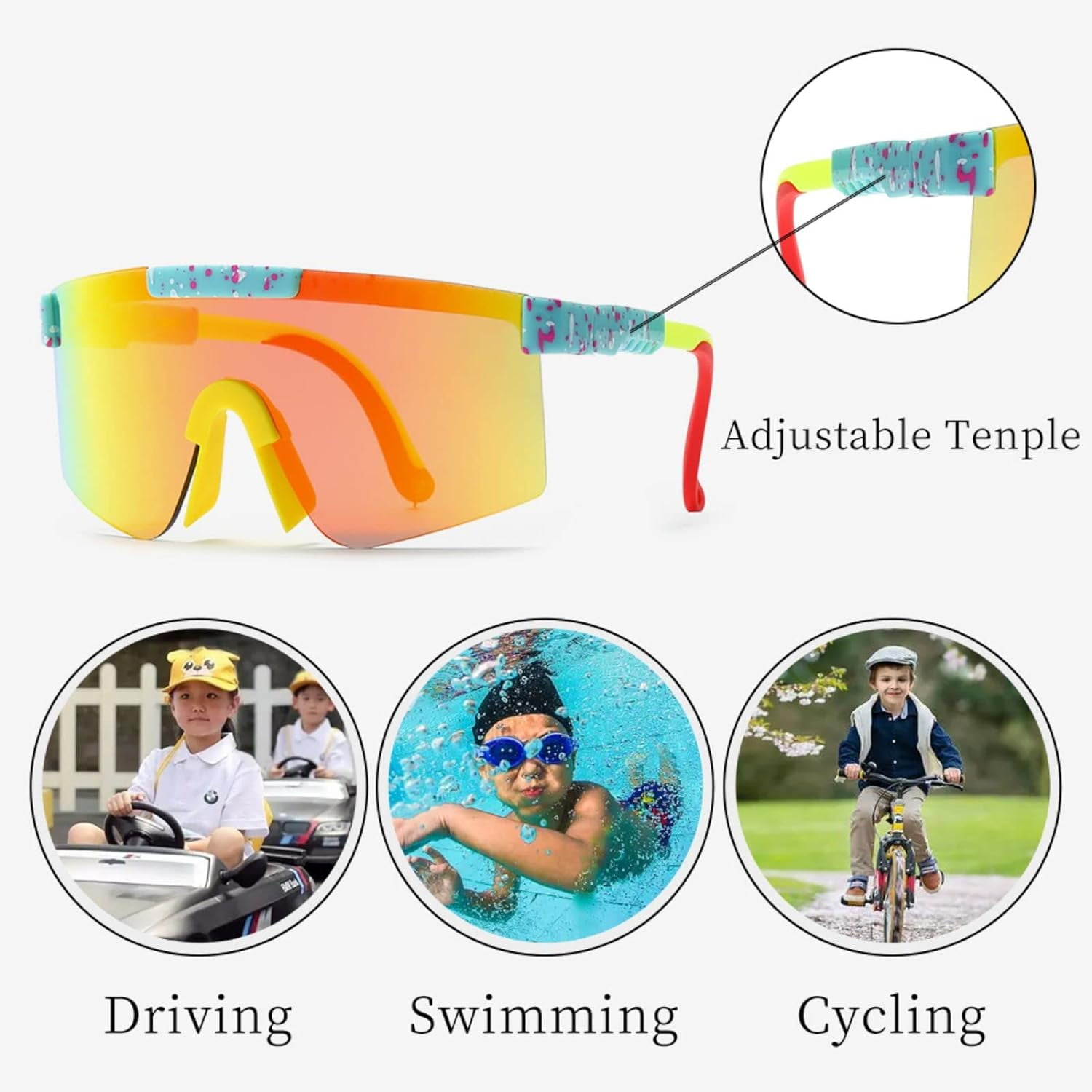 Kids cycling sunglasses hot sale