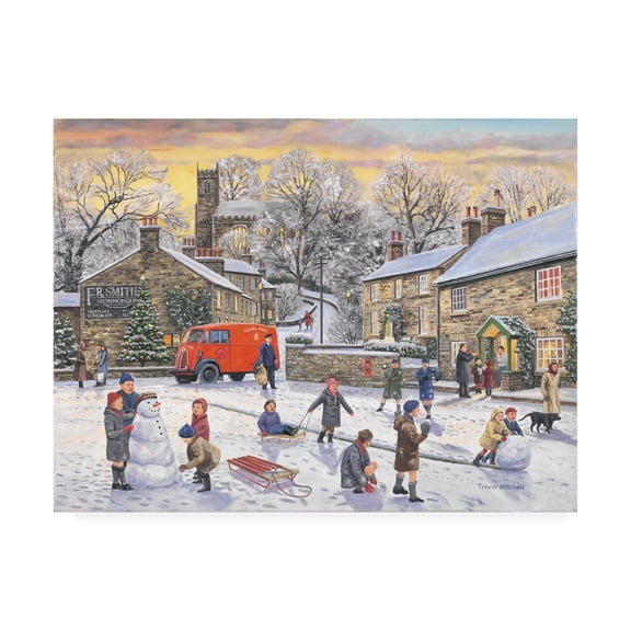 Trademark Fine Art 'Christmas Holidays' Canvas Art by Trevor Mitchell