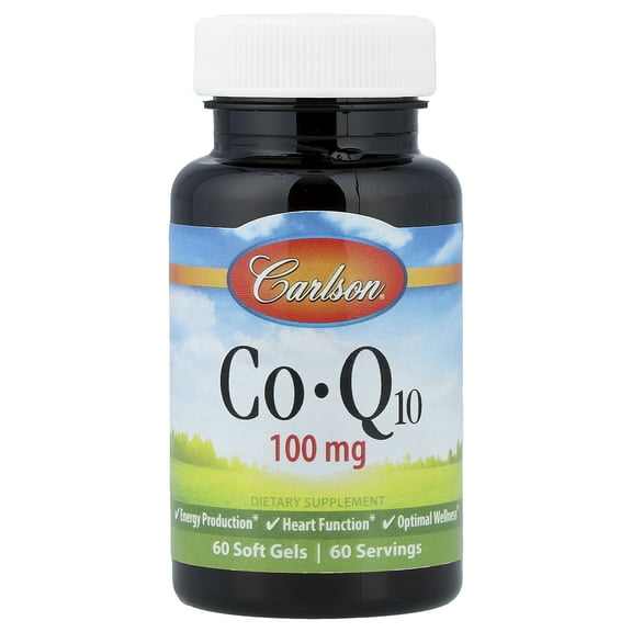 Carlson Co-Q-10 100mg 60 SoftGels