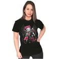 thumbnail image 4 of Vintage Betty Boop Cartoon Biker Babe Women's T Shirt Ladies Tee Brisco Brands S, 4 of 6