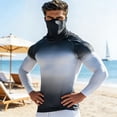 thumbnail image 4 of Yaoyar UPF 50+ Fishing Shirts for Men UV Protection Hoodie Shirt with Neck Gaiter Long Sleeve Quick Dry Hiking Sun Shirts, 4 of 5