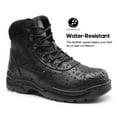 thumbnail image 4 of NORTIV 8 Men's Steel Toe Work Boots Breathable Ankle Safety Industrial & Construction Boots, 4 of 7