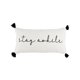 thumbnail image 1 of Levtex Home - Caden - Almohada decorativa (30 x 61 cm) - Quédate un rato - Blanco y negro, 1 of 3
