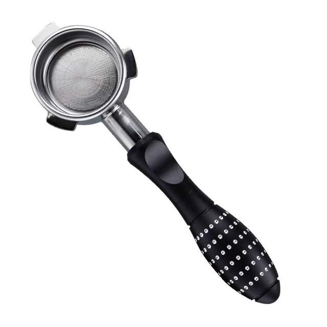 Portafiltro Sin Fondo de Café de 54 Mm para 870/878/880 Cesta de Filtro Accesorios para MáQuinas de Espresso Negro