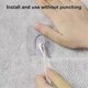 thumbnail image 3 of Dirty Clothes Storage Bag Basket Frame Bucket Foldable Mesh Laundry Bathroom Wall Hanging Household Clothing Organizer with Hook, 3 of 5
