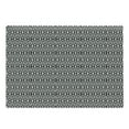 thumbnail image 1 of Abstract Cutting Board, Monochrome Squares of Many Sizes Motif with Grid Design Geometric Rows Pattern, Decorative Tempered Glass Cutting and Serving Board, Large Size, Black White, by Ambesonne, 1 of 1