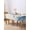 Black Blue, variant on Happy Father's Day Table Cloth, Blue Spring Garden Floral Waterproof Tablecloth for Rectangle Tables, Reusable Washable Fabric Table Cover for Restaurant Kitchen Dining Tables 60"x120"