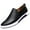 Black, variant on JDEFEG Leather Work Shoes for Men Steel Toe Leisure Slip On Breathable Wear Men's Business Style Leather Shoes Solid Formal Color Men's Leather Shoes All Leather Mens Dress Shoes Brown 41