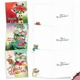 thumbnail image 3 of 20 Merry Christmas Note Cards Pack (10 Designs, 2 Each) - Sassy Seasonal Animals (4" x 5.12") AM8850XSG-B2x10, 3 of 6