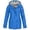 Blue, variant on UJNDER Jacket for Women Outdoor Windproof Hooded Solid Color Rain Coat Raincoat Long Sleeve Khaki XL