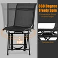 Gymax Folding 360° Silent Swivel Hunting Chair Blind Chair Allweather