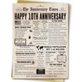 thumbnail image 1 of Tarjeta de aniversario BENNLOOS Big 10th Anniversary for Him Her, 1 of 6