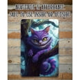 thumbnail image 3 of Alice In Wonderland Themed Metal Sign - Durable Metal Sign - Use Indoor/Outdoor - Makes a Great Decor and Gift For Alice in Wonderland Fans (8" x 12", Cheshire Cat), 3 of 5